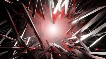 Silver and Red Apocalyptics Shards Background VJ Loop video