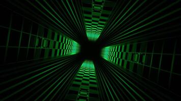 Flerfärgad neon skärm tunnel bakgrund vj slinga video