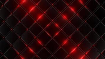 Black and Red Moving Square Abstraction Background VJ Loop video