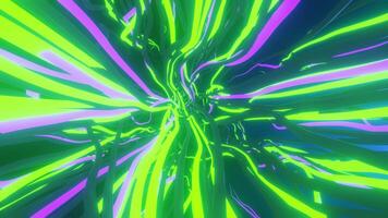 Green and Purple Spase Hair Background VJ Loop video