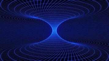 Blue Sci-Fi Space Web Background VJ Loop video