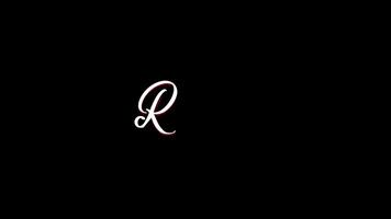 Ramadan Kareem typography animation video