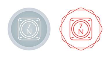 Nitrogen Vector Icon
