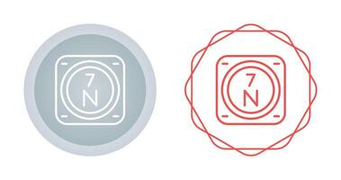 Nitrogen Vector Icon