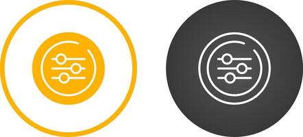 Equalizer Circle Vector Icon