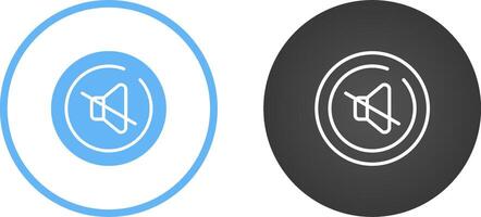 Volume Off Circle Vector Icon