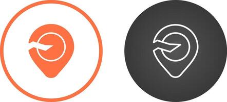 Broken Location Vector Icon