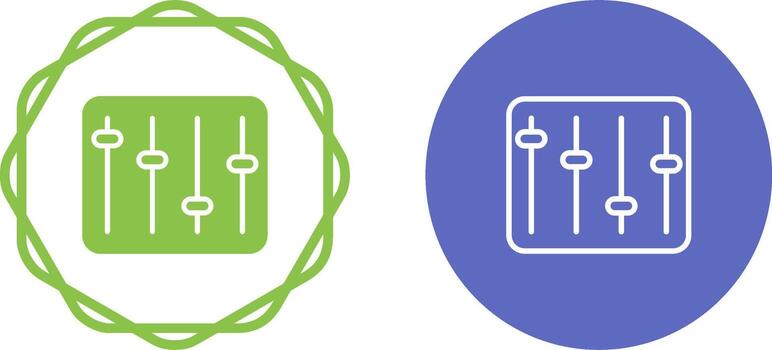 icono de vector de ecualizador