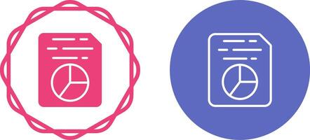 Document Insert Diagram Vector Icon