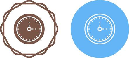Clock Three Vector Icon