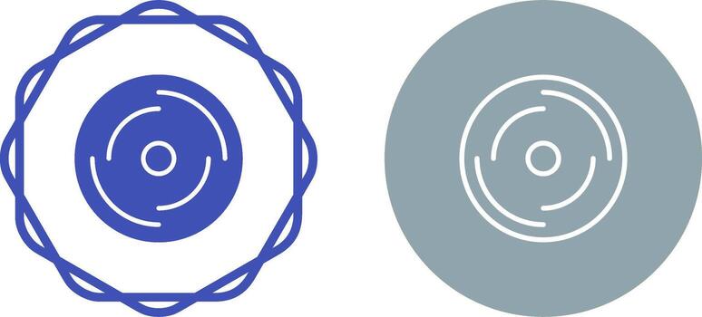 icono de vector de disco
