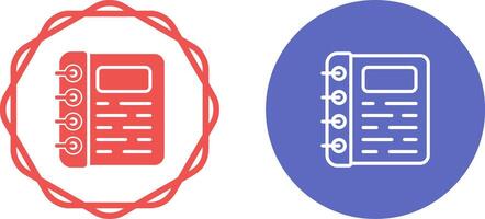 Spiral Notepad Vector Icon