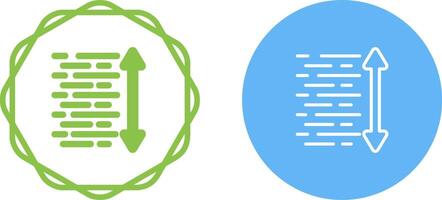 Line Spacing Vector Icon