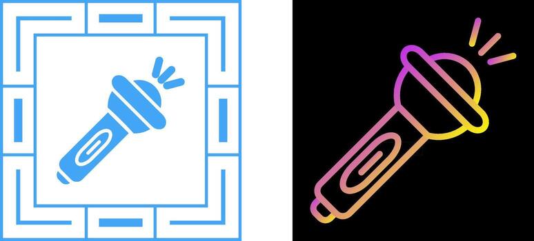 Flashlight Vector Icon