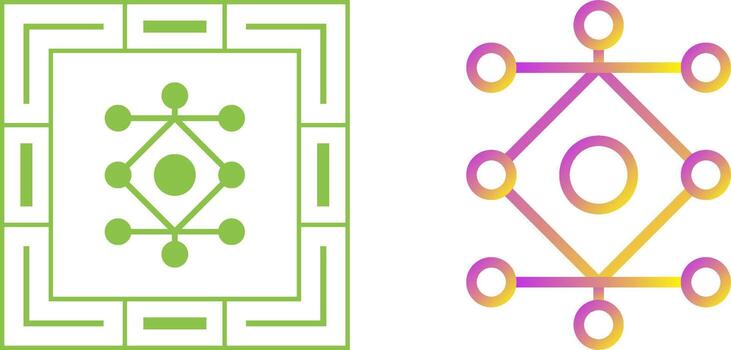 Network Analysis Vector Icon
