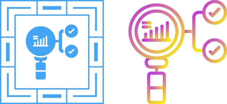preceptivo analítica vector icono