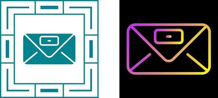 Envelope with stamp Vector Icon