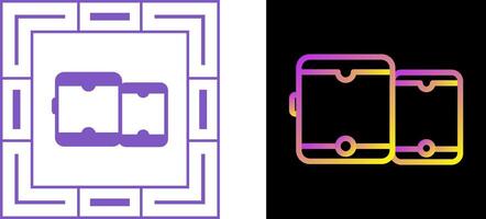 Tablet with smartphone Vector Icon