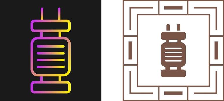Capacitor Vector Icon