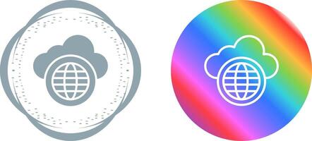 Cloud Network Vector Icon