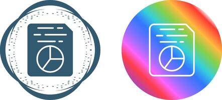Document Insert Diagram Vector Icon