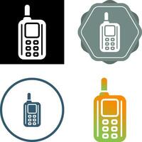 icono de vector de walkie-talkie