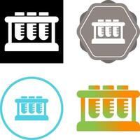 Test Tube Rack Vector Icon