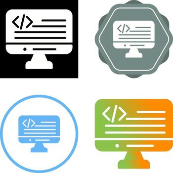 Programming Language Vector Icon
