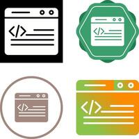 icono de vector de desarrollo web