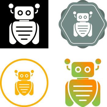 Robot Assistant Vector Icon
