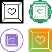 Romantic Jewelry Box Vector Icon