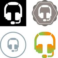 icono de vector de auriculares