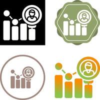 Customer Analytics Vector Icon