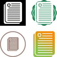 Document Vector Icon