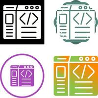 Web Design Vector Icon