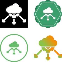 Network Load Balancing Vector Icon