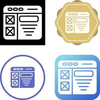 Wireframe Vector Icon