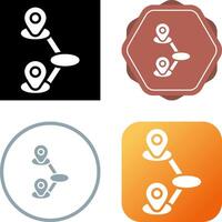 Journey Mapping Vector Icon