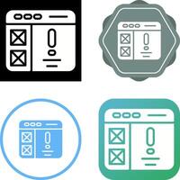 Information Design Vector Icon