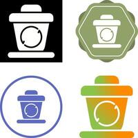 Recycling bin Vector Icon