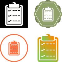 Task list with checkmarks Vector Icon