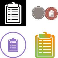 Clipboard with documents Vector Icon