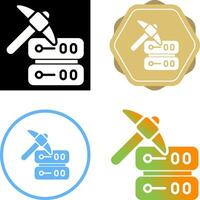 Data Mining Vector Icon