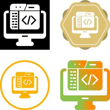 Code Editor Vector Icon
