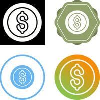 Usd Circle Vector Icon