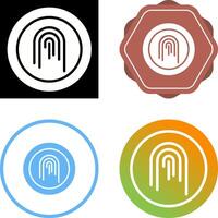 Fingerprint Vector Icon