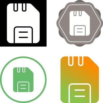 icono de vector de disco