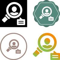 Talent Search Vector Icon