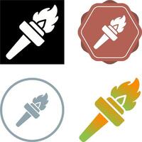 Torch Vector Icon