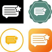 Feedback Vector Icon